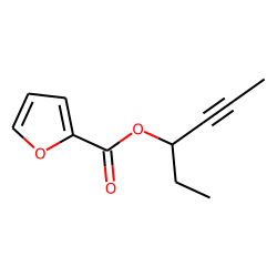 2-Furoic acid, hex-4-yn-3-yl ester