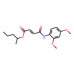Fumaric acid, monoamide, N-(2,4-dimethoxyphenyl)-, 2-pentyl ester