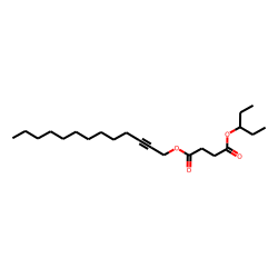 Succinic acid, 3-pentyl tridec-2-ynyl ester