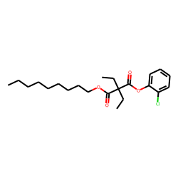 Diethylmalonic acid, 2-chlorophenyl nonyl ester