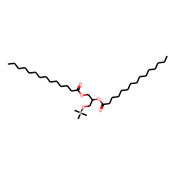 Glycerol, 1-C14, 2-C15, TMS