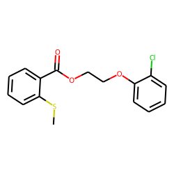 2-(Methylthio)benzoic acid, 2-(2-chlorophenoxy)ethyl ester