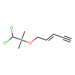 1-(Dichloromethyl)dimethylsilyloxypent-2-en-4-yne