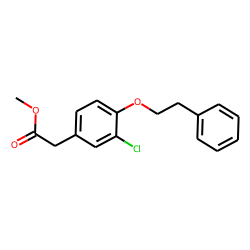 (3-Chloro-4-phenylpropoxy-phenyl)-acetic acid, methyl ester