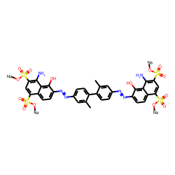 4,4'-Bis[7-(1-amino-8-hydroxy-2,4-disulfo)-naphthylazo]-3,3'-bitolyl tetrasodium salt