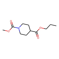 Isonipecotic acid, N-methoxycarbonyl-, propyl ester
