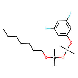 Silane, dimethyl(dimethyl(3,5-difluorophenoxy)silyloxy)heptyloxy-