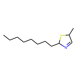 5-methyl-2-octyl-3-thiazoline