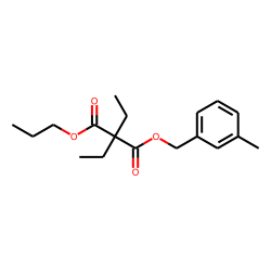 Diethylmalonic acid, 3-methylbenzyl propyl ester