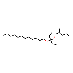 Silane, diethyldodecyloxy(2-methylpentyloxy)-
