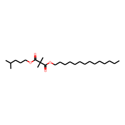 Dimethylmalonic acid, isohexyl tetradecyl ester