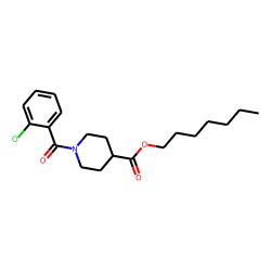 Isonipecotic acid, N-(2-chlorobenzoyl)-, heptyl ester
