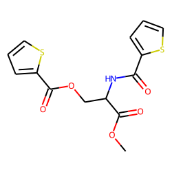 l-Serine, N,O-bis(2-thienylcarbonyl)-, methyl ester