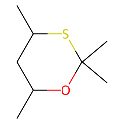 1,3-Oxathiane, 2,2,4,6-tetramethyl-, cis-