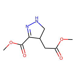 4-Methoxycarbonylmethyl-4,5-dihydro-1H-pyrazole-3-carboxylic acid methyl ester