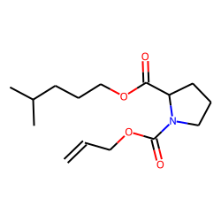 d-Proline, N-allyloxycarbonyl-, isohexyl ester