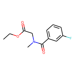 Sarcosine, N-(3-fluorobenzoyl)-, ethyl ester