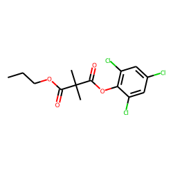 Dimethylmalonic acid, propyl 2,4,6-trichlorophenyl ester