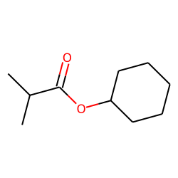Propanoic acid, 2-methyl-, cyclohexyl ester