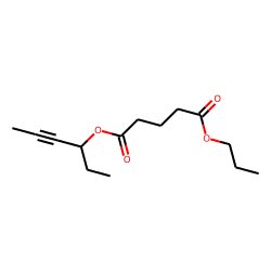 Glutaric acid, hex-4-yn-3-yl propyl ester