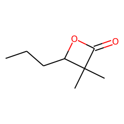 Hexanoic acid, 3-hydroxy-2,2-dimethyl-, beta-lactone