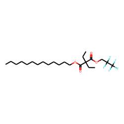 Diethylmalonic acid, tridecyl 2,2,3,3,3-pentafluoropropyl ester