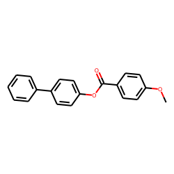 4-Methoxybenzoic acid, 4-biphenyl ester