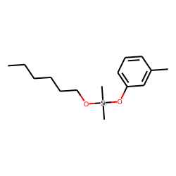 Silane, dimethyl(3-methylphenoxy)hexyloxy-