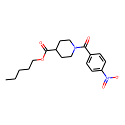 Isonipecotic acid, N-(4-nitrobenzoyl)-, pentyl ester