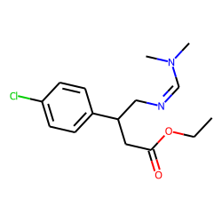 (.+/-.)-Baclofen, N-dimethylaminomethylene-, ethyl ester