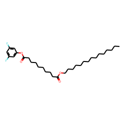 Sebacic acid, 3,5-difluorophenyl pentadecyl ester