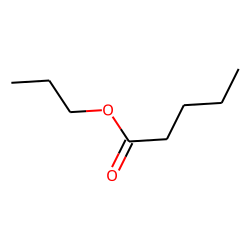 Pentanoic acid, propyl ester