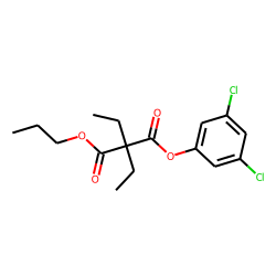 Diethylmalonic acid, 3,5-dichlorophenyl propyl ester