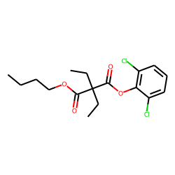 Diethylmalonic acid, butyl 2,6-dichlorophenyl ester
