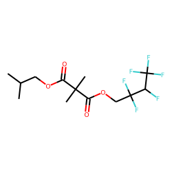 Dimethylmalonic acid, 2,2,3,4,4,4-hexafluorobutyl isobutyl ester