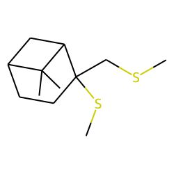 Bicyclo[3.3.1]heptane, 6,6-dimethyl-2,7-bis-(methylthio)