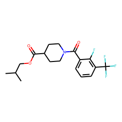 Isonipecotic acid, N-(2-fluoro-3-trifluoromethylbenzoyl)-, isobutyl ester