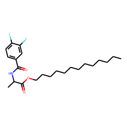 D-Alanine, N-(3,4-difluorobenzoyl)-, tridecyl ester