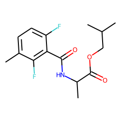 D-Alanine, N-(2,6-difluoro-3-methylbenzoyl)-, isobutyl ester