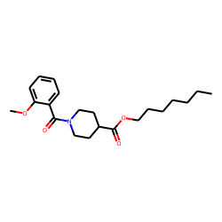 Isonipecotic acid, N-(2-methoxybenzoyl)-, heptyl ester