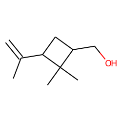 3-isopropenyl-2,2-dimethylcyclobutane-methanol