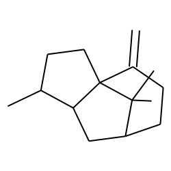 1H-3a,7-Methanoazulene, octahydro-1,9,9-trimethyl-4-methylene-, (1«alpha»,3a«alpha»,7«alpha»,8a«beta»)-