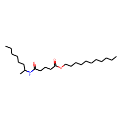 Glutaric acid, monoamide, N-(2-octyl)-, undecyl ester