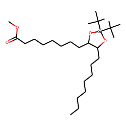 Octadecanoic acid, 9,10-dihydroxy, erythro, methyl ester, DTBS
