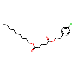 Glutaric acid, 2-(4-chlorophenyl)ethyl nonyl ester