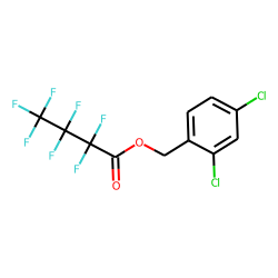 2,4-Dichlorobenzyl alcohol, heptafluorobutyrate