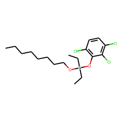 Silane, diethyloctyloxy(2,3,6-trichlorophenoxy)-
