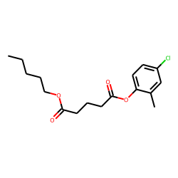 Glutaric acid, 2-methyl-4-chlorophenyl pentyl ester