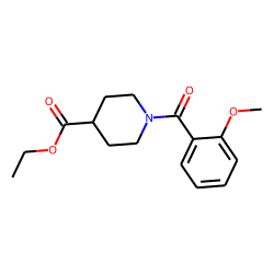 Isonipecotic acid, N-(2-methoxybenzoyl)-, ethyl ester