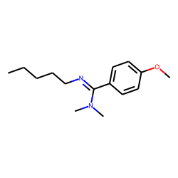 N,N-Dimethyl-N'-pentyl-p-methoxybenzamidine